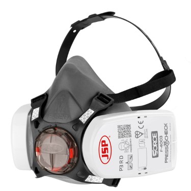 BHT003-0L5-N00 Force™ 8 Half-Mask with ABEK1P3 Press-to-Check Filters-image