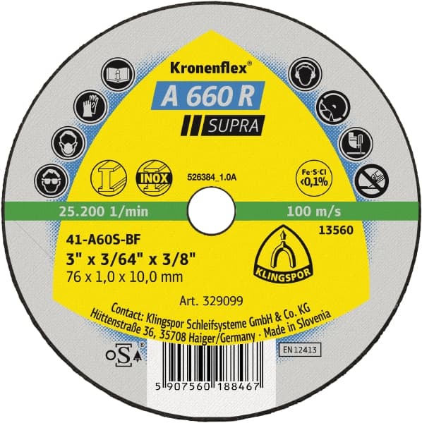 Crownflex A 660 R Supra Cutting Disc-image