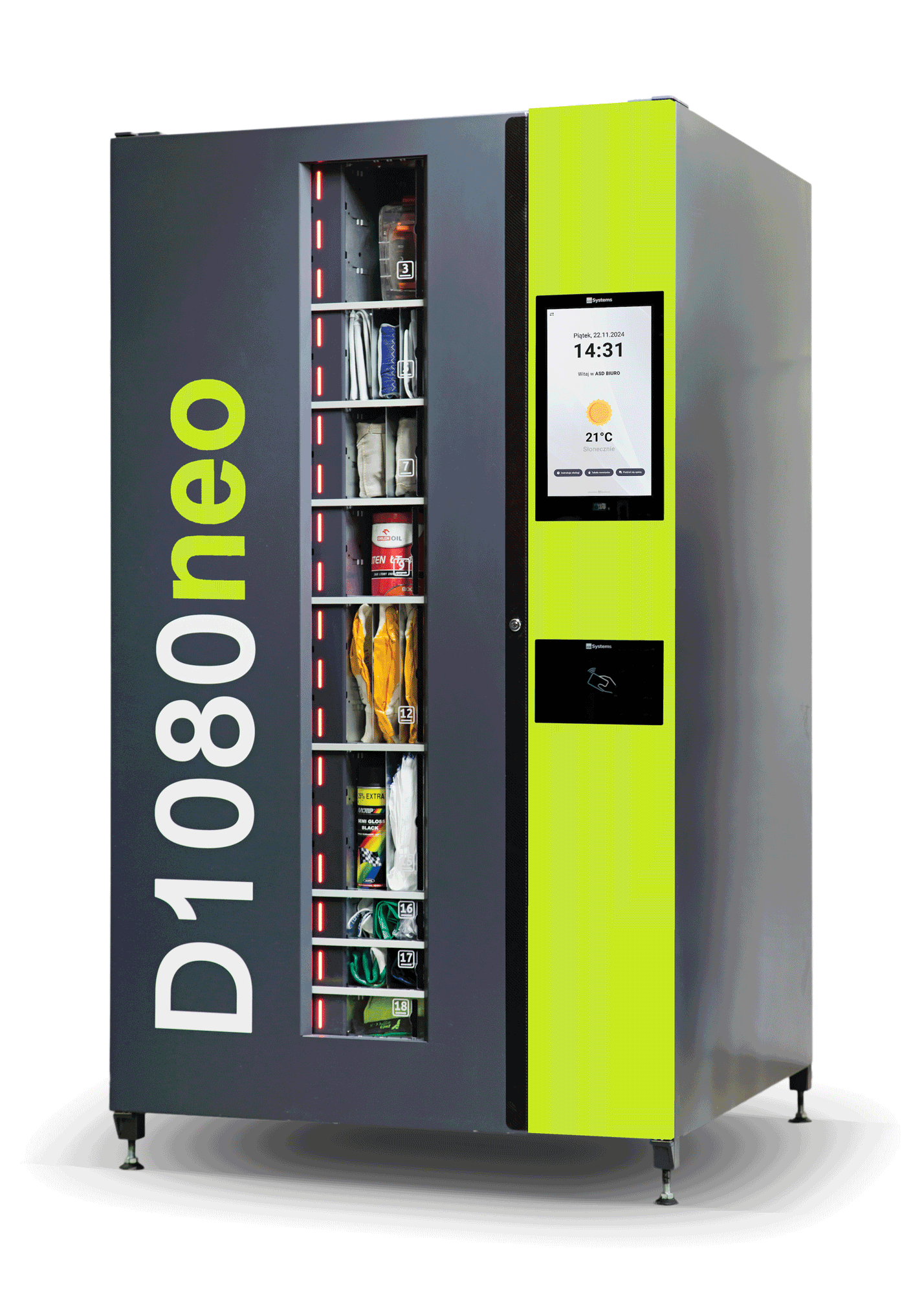 D1080 Vending machine solutions