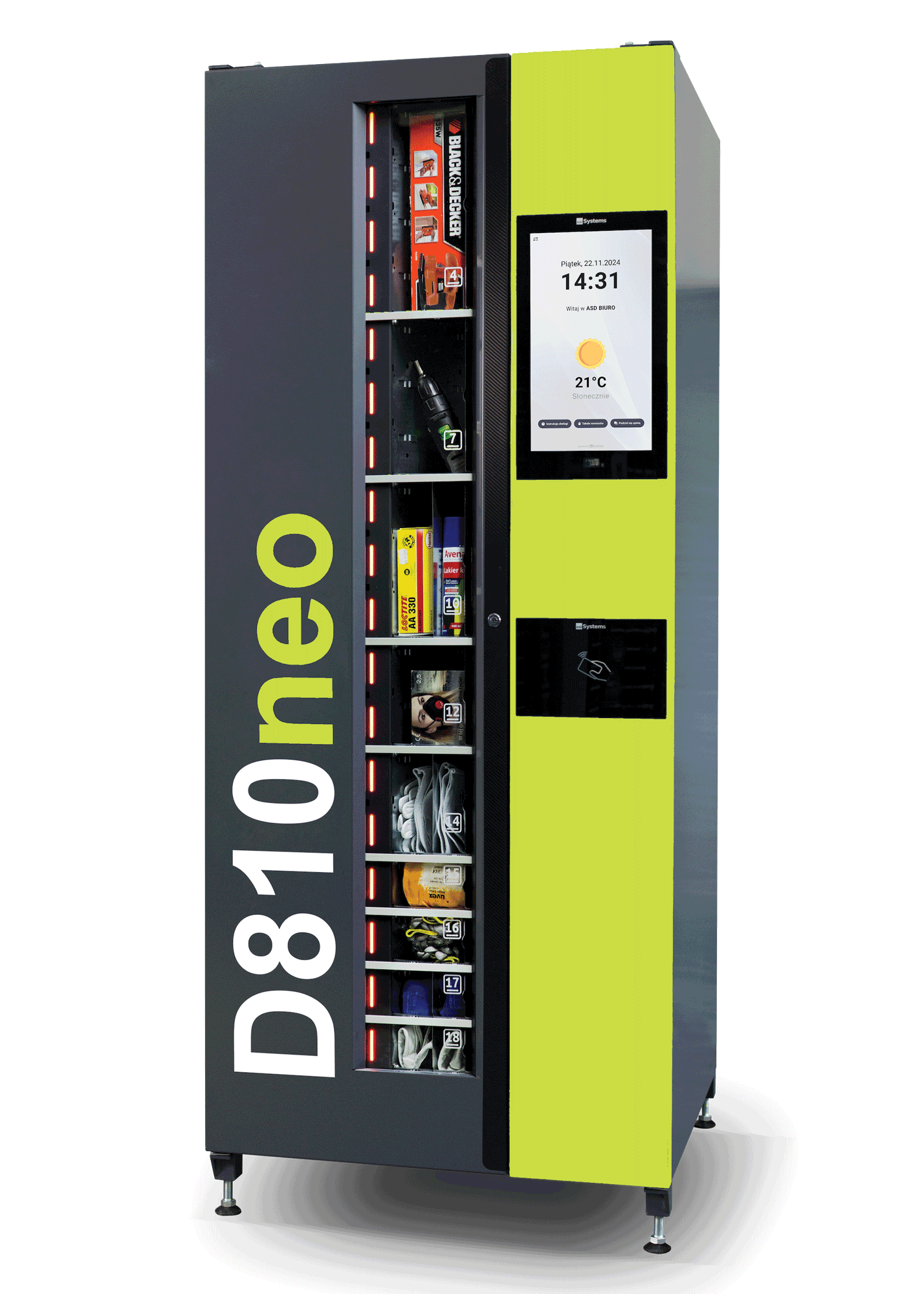 D810 Vending machine solutions